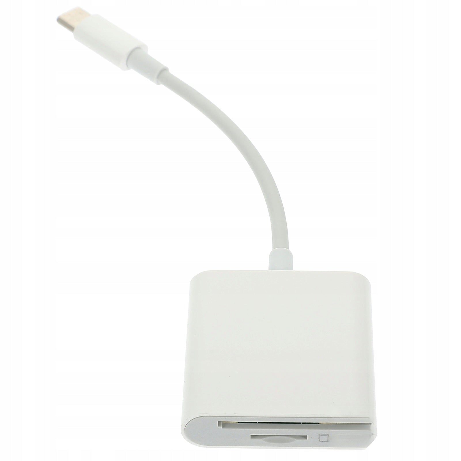 MULTIFUNKCYJNY CZYTNIK KART USB C Z ADAPTEREM TF BIAŁY Manufacturer no brand