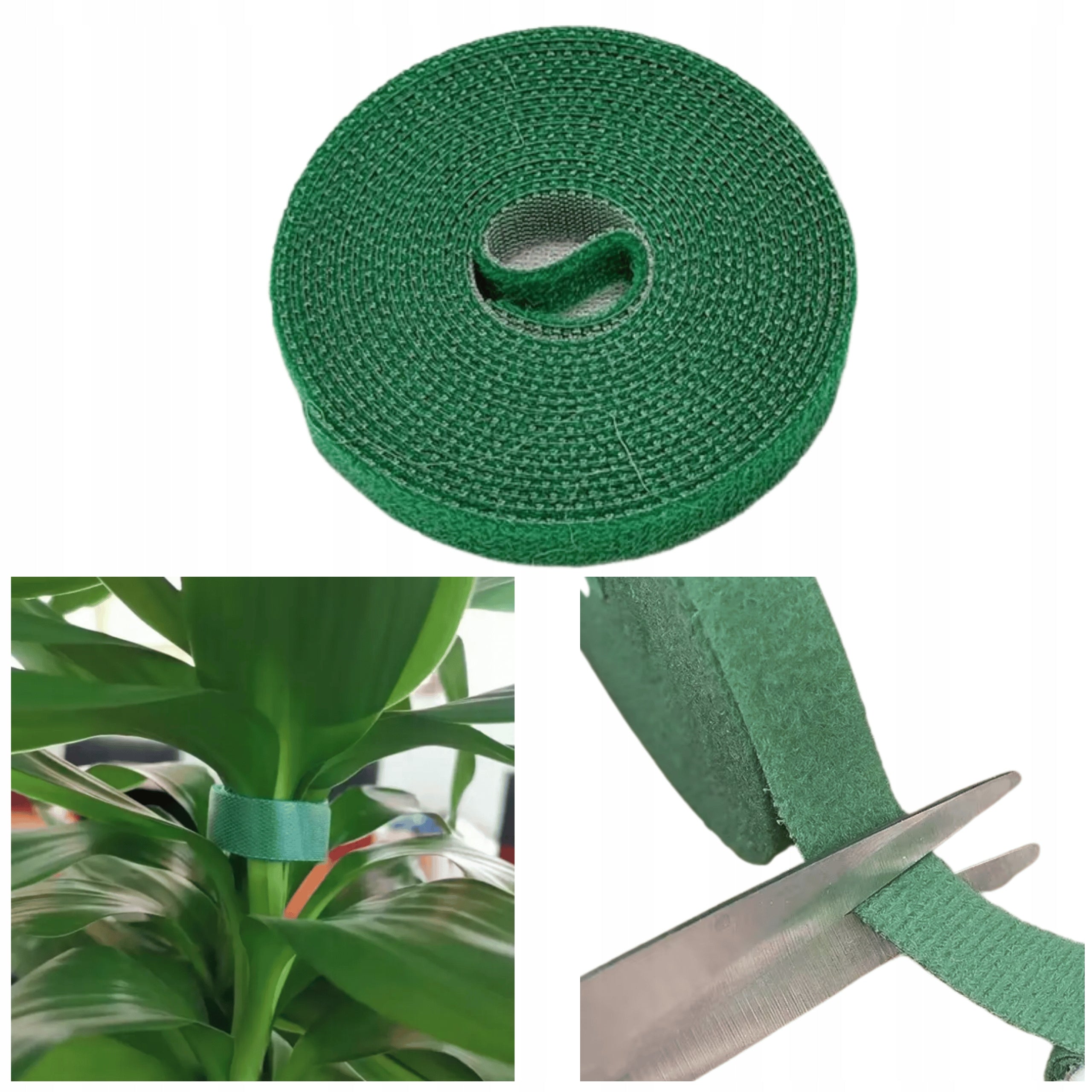 MULTIGRIP green VELCRO TAPE for plant ligation 5 meters