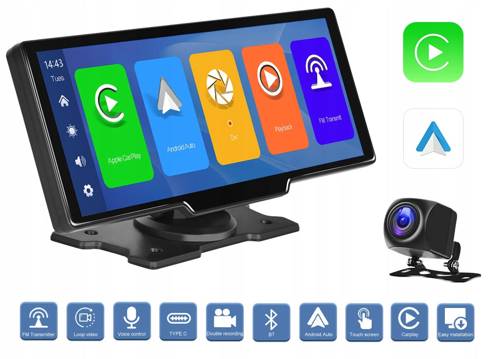 MULTIMEDIA STATION CAR RADIO ANDROID CARPLAY BLUETOOTH CAMERA USB Packaging status original