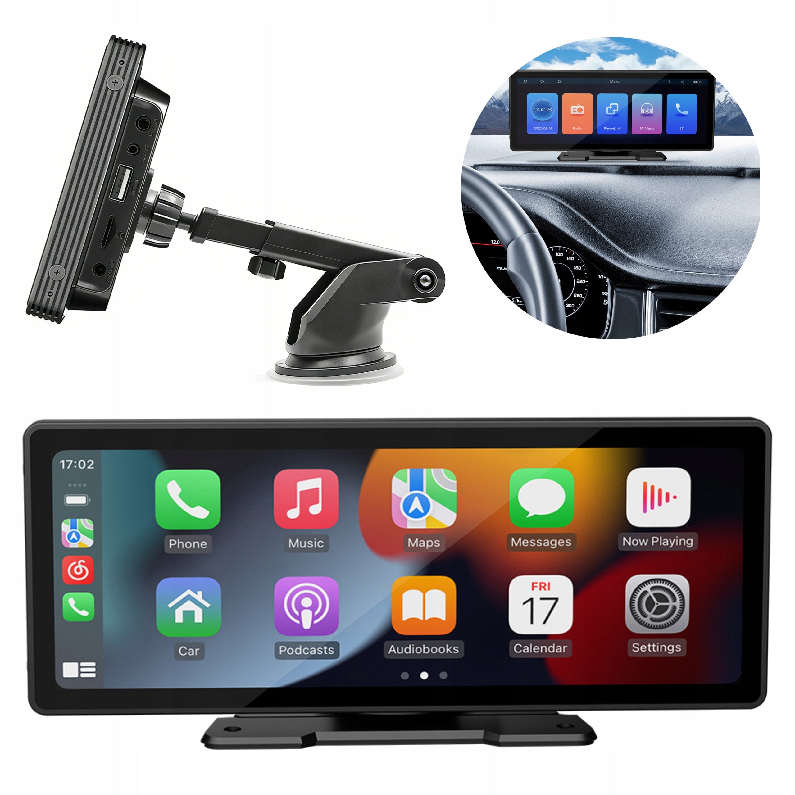 MULTIMEDIA STATION CAR RADIO CARPLAY ANDROID AUTO REVERSING CAMERA Packaging status original