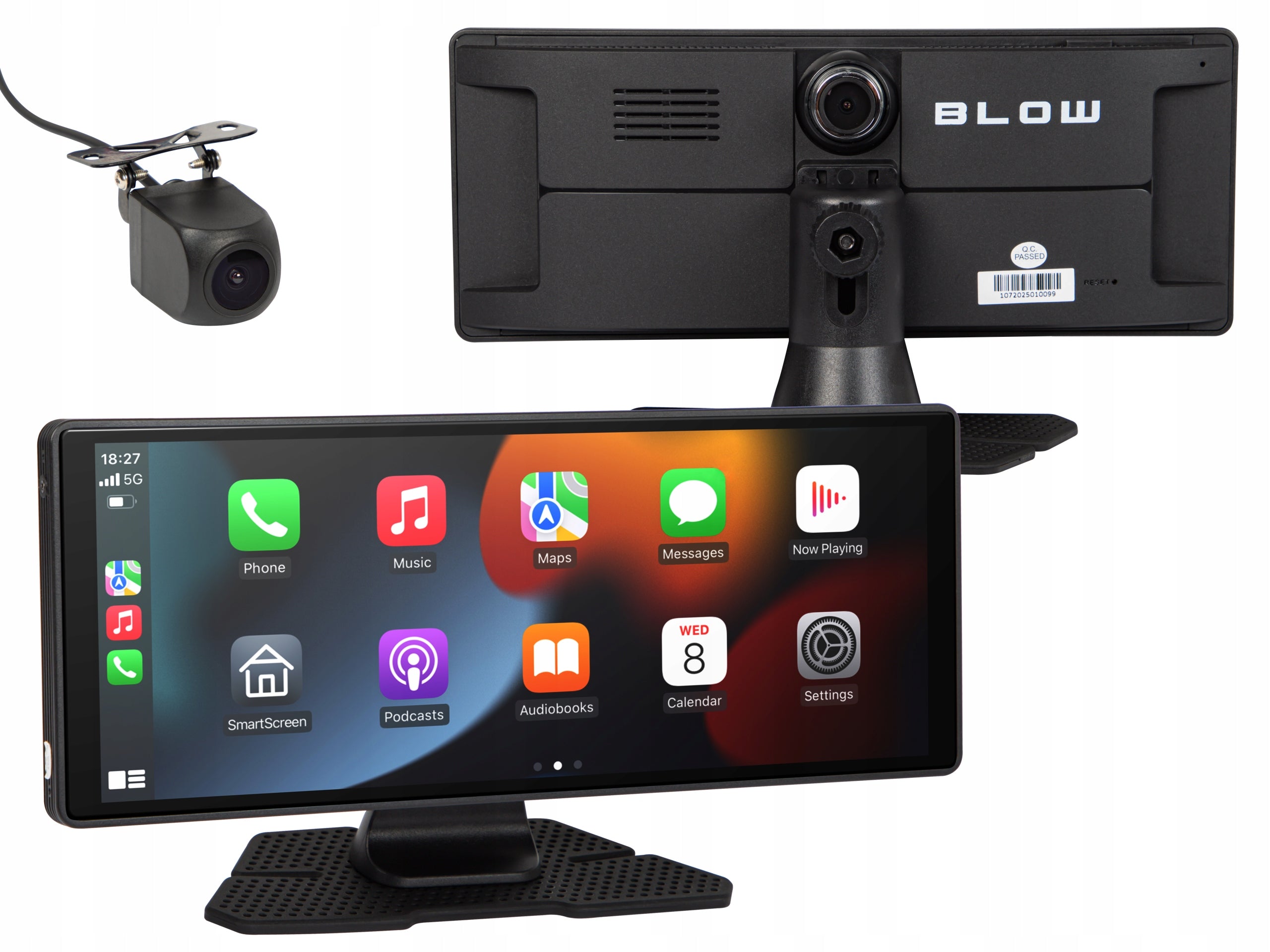 MULTIMEDIA STATION MONITOR CAR RADIO ANDROID AUTO CAMERA CARPLAY Packaging status original