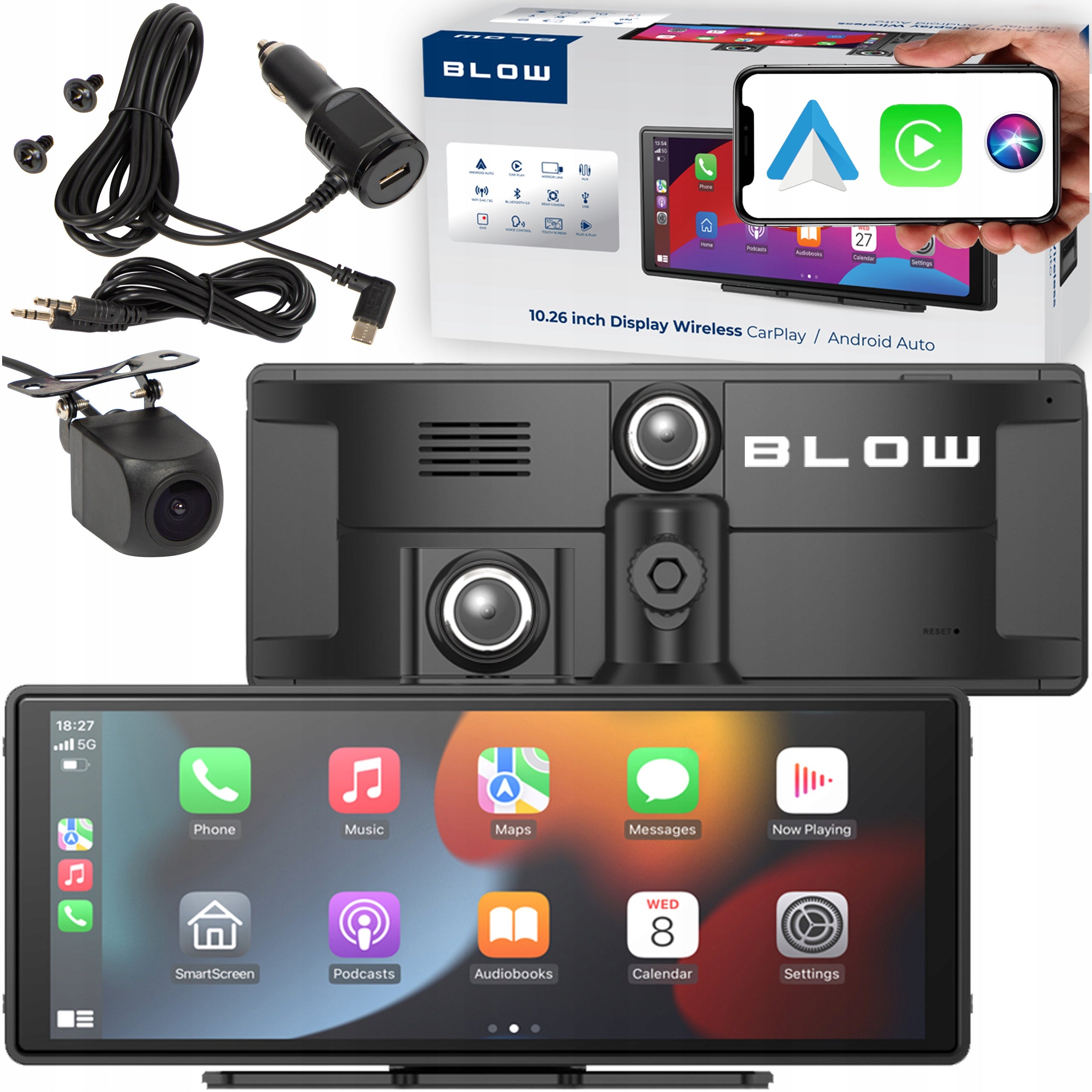 MULTIMEDIA STATION MONITOR CAR RADIO ANDROID AUTO CAMERA CARPLAY