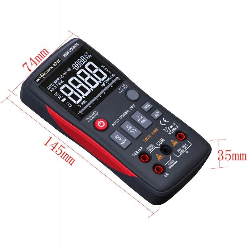 MULTIMETER DIGITAL ELECTRIC CURRENT METER UNIVERSAL RICHMETERS 409B Product weight with unit packaging 0.11 kg