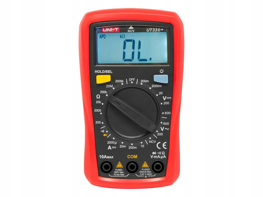 MULTIMETER VOLTAGE CURRENT METER AC SET UNI-T UT33D+ Brand UNI-T