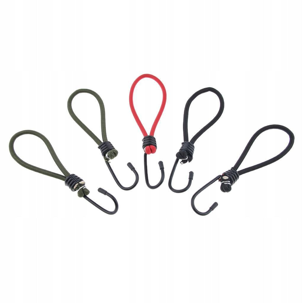 MULTIPURPOSE 5 pcs cord elastic stretch rope with hook 6.5mm