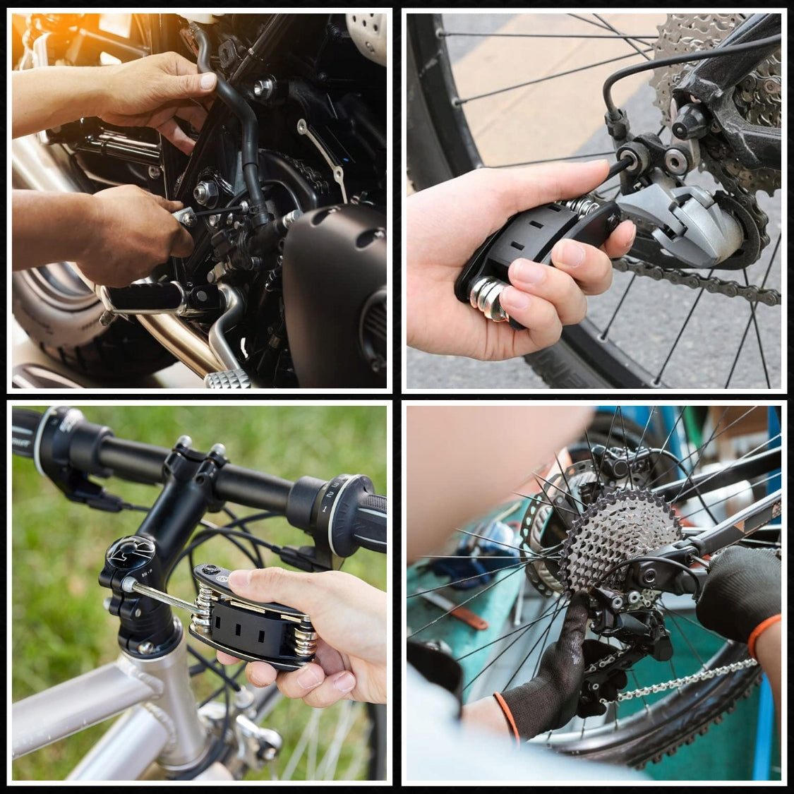 MULTITOOL BICYCLE MULTIFUNCTIONAL REPAIR WRENCHES SET 16IN1 Brand Rockbros