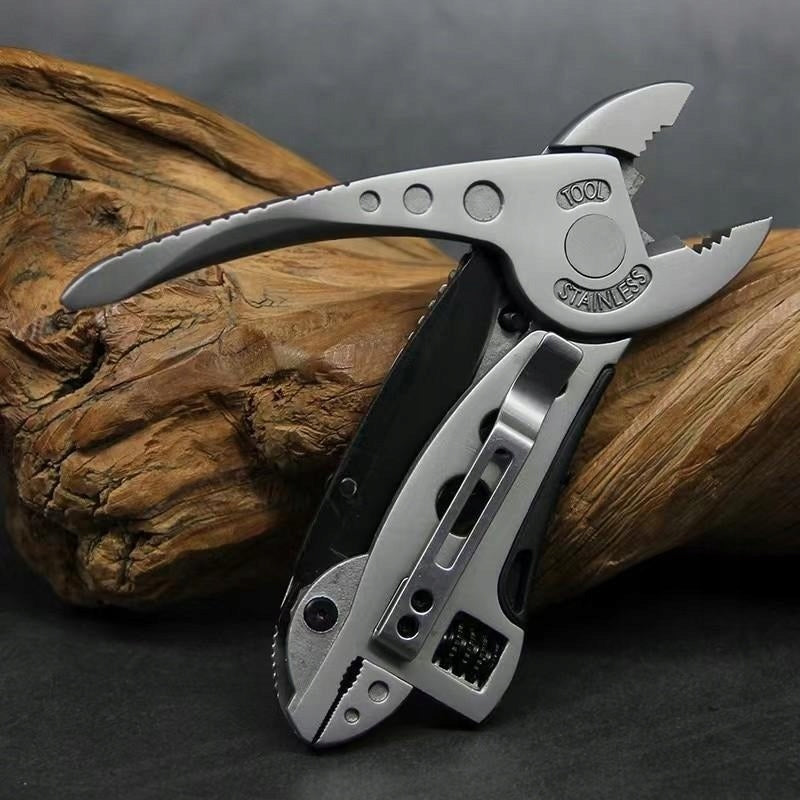 MULTITOOL KNIFE PLIERS ADJUSTABLE WRENCH SURVIVAL EDC 9in1 MUL3 Manufacturer code APT_AG486