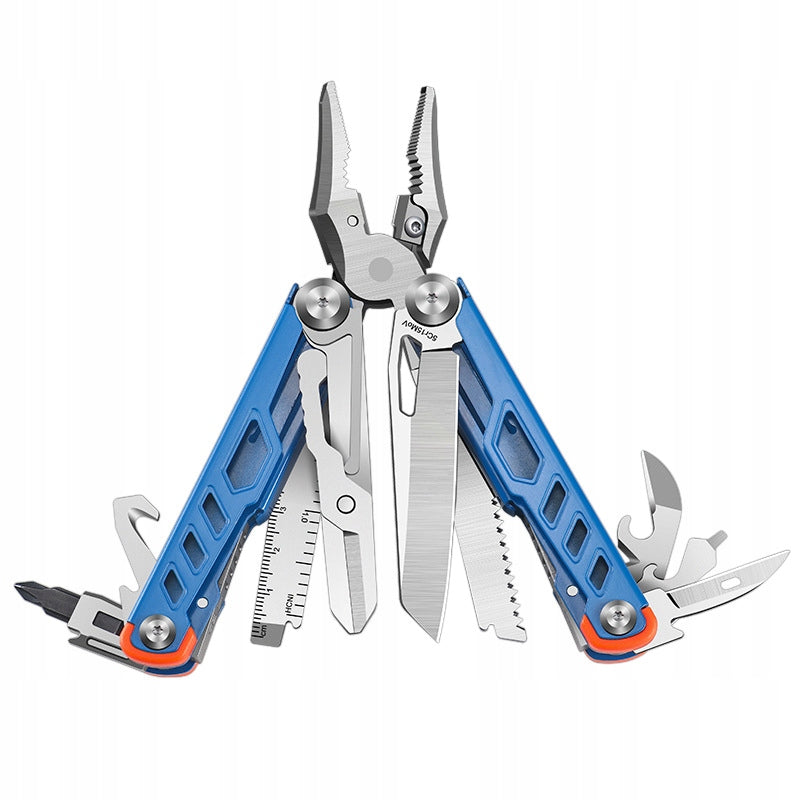 MULTITOOL MULTIFUNCTION TOOL 14in1 FOLDING STEEL + CASE BLUE Packaging status original