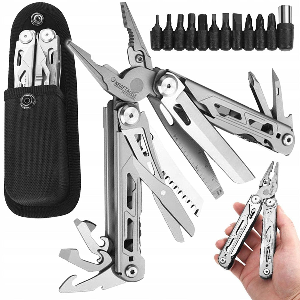 MULTITOOL MULTIFUNCTION TOOL 28IN1 POCKET KNIFE SCREWDRIVER PLIERS SHEARS