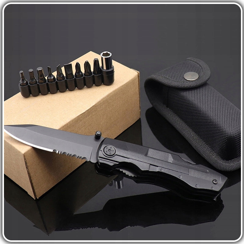 MULTITOOL MULTIFUNCTIONAL TOOL POCKET KNIFE SCYTHE SURVIVAL 21in1 Packaging status original