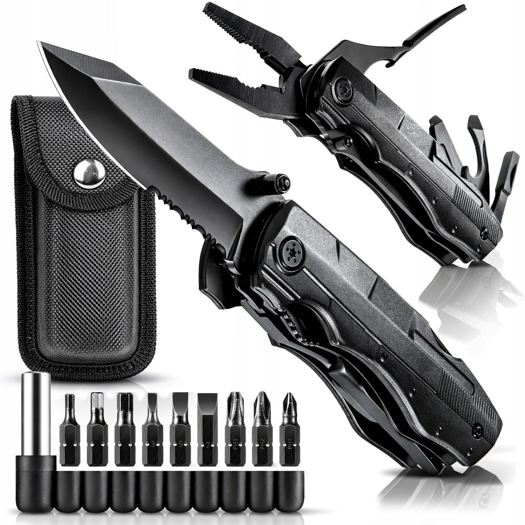 MULTITOOL MULTIFUNCTIONAL TOOL POCKET KNIFE SCYTHE SURVIVAL 21in1
