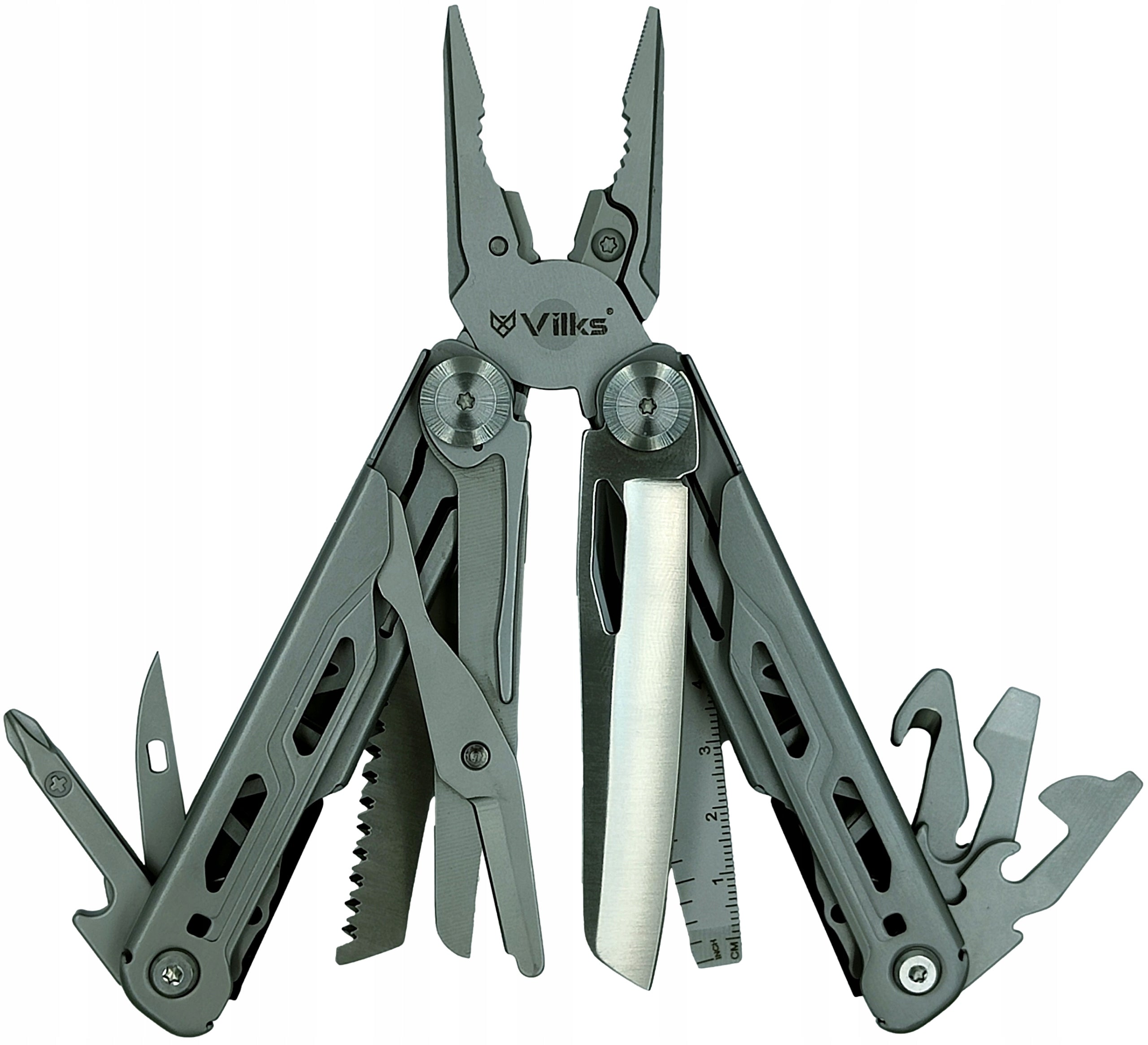 MULTITOOL Pocket Knife Multifunctional Set SURVIVAL STAINLESS STEEL CASE BITS EAN (GTIN) 5907057044603