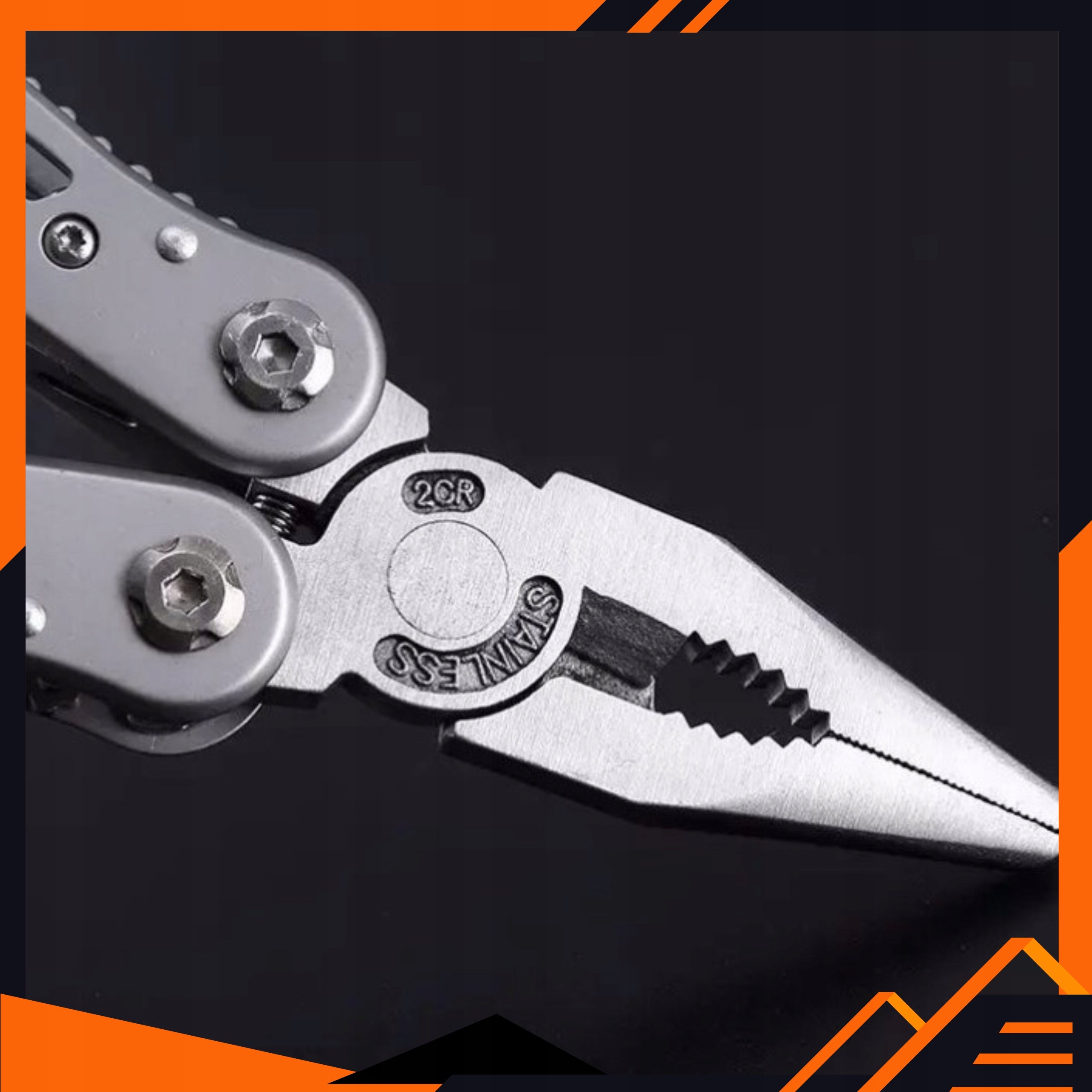MULTITOOL SURVIVAL MULTIFUNCTION TOOL SET 24in1 WITH CASE Manufacturer code ŚRUBOKRĘT PŁASKI KRZYŻAK OTWIERACZ OSTRZE NÓŻ