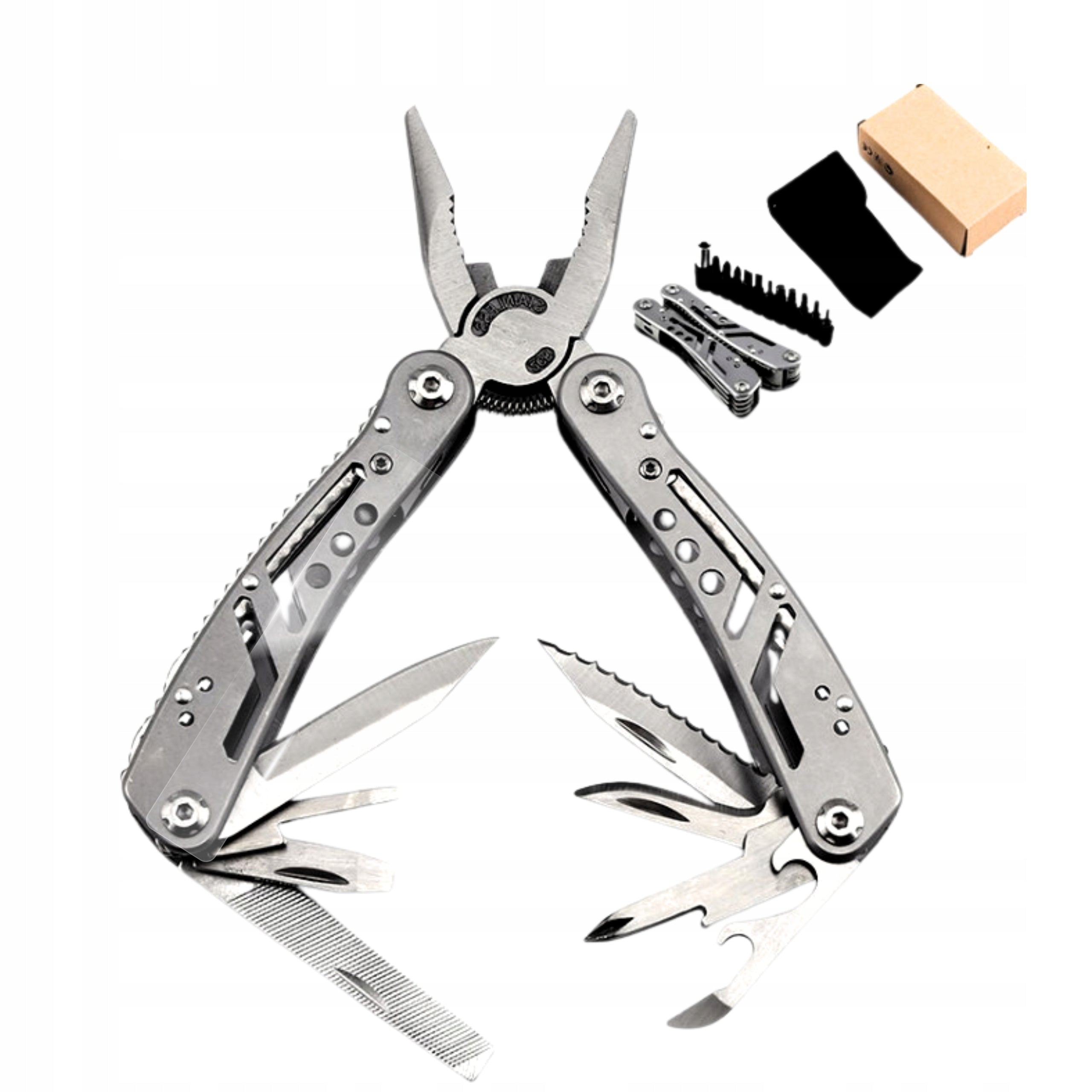 MULTITOOL SURVIVAL MULTIFUNCTION TOOL SET 24in1 WITH CASE Packaging status original