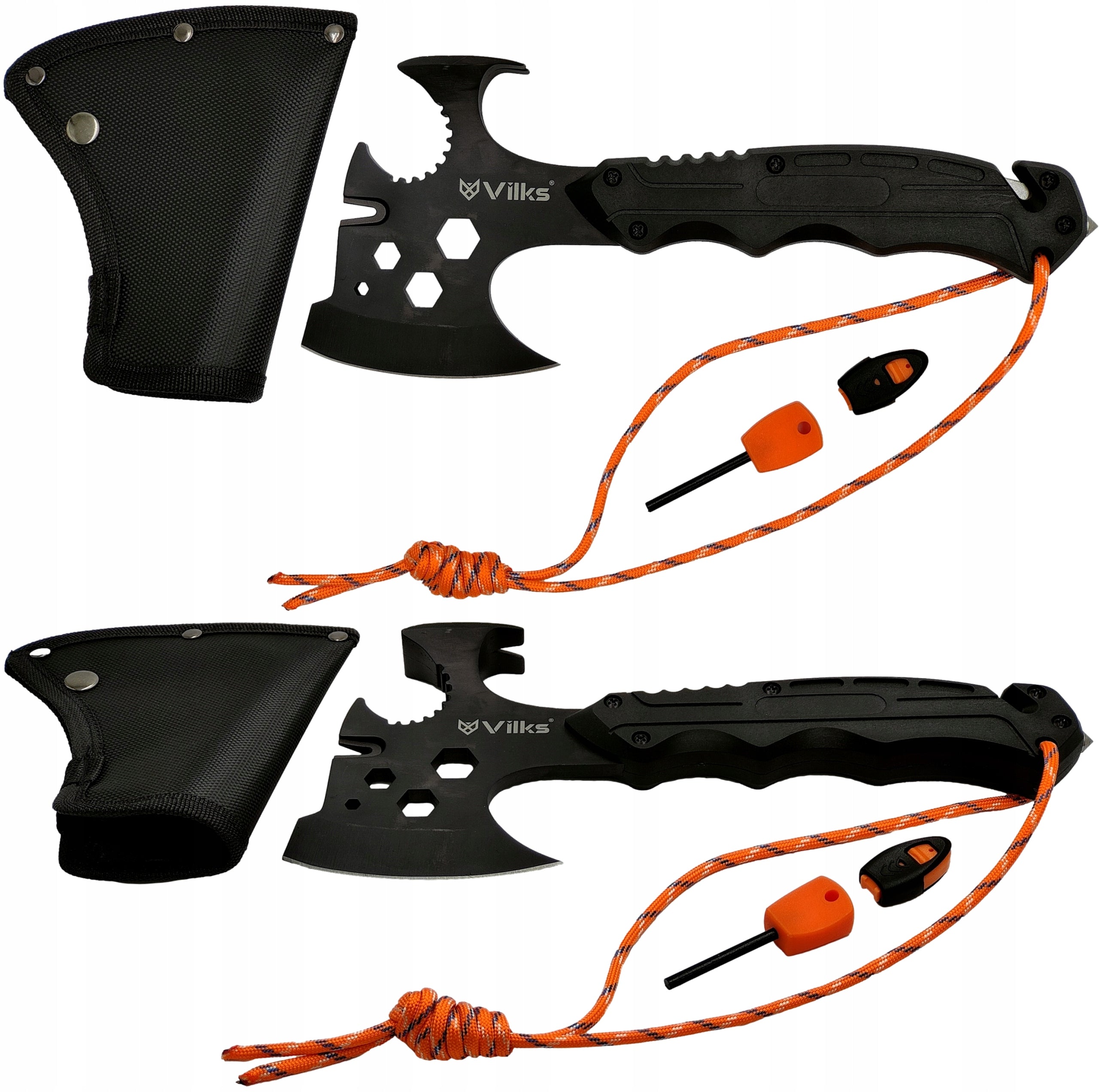 MULTITOOL Survival Kit RESCUE Axe Hammer CHAIR WHISTLE CROWBAR Brand VILKS