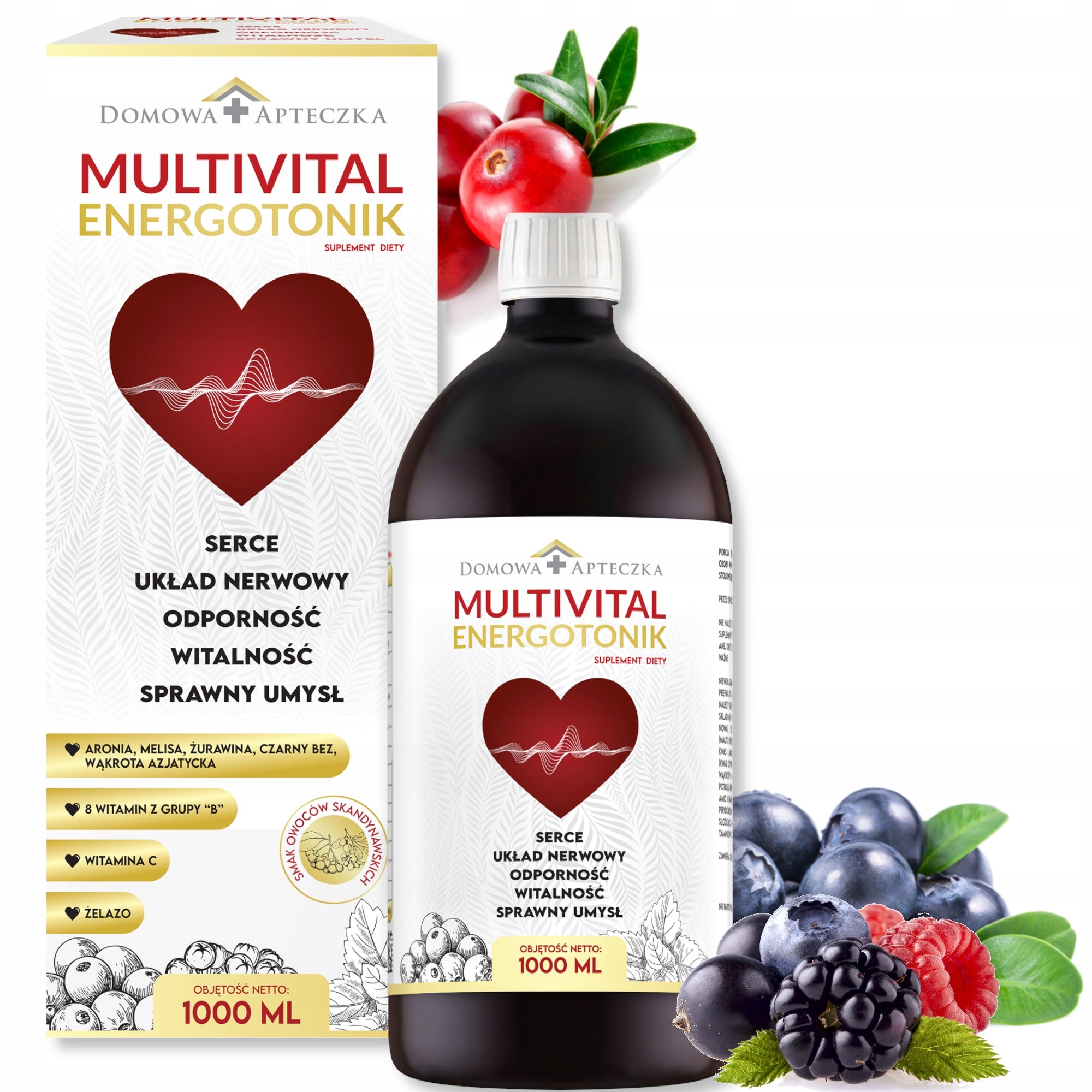MULTIVITAL ENERGYTONIC VITAMIN LIQUID VITAL TONIC 1000 ML SUPPLEMENT Expiration date at least 3 months from the date of purchase