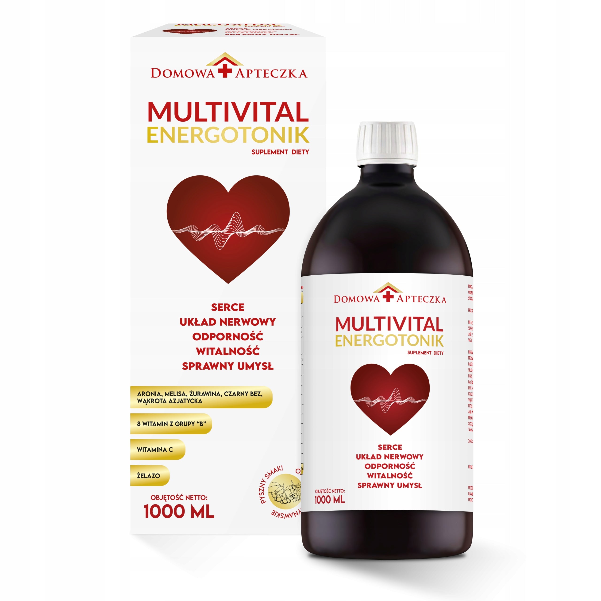 MULTIVITAL ENERGYTONIC VITAMIN LIQUID VITAL TONIC 1000 ML SUPPLEMENT Manufacturer code 5907500496690