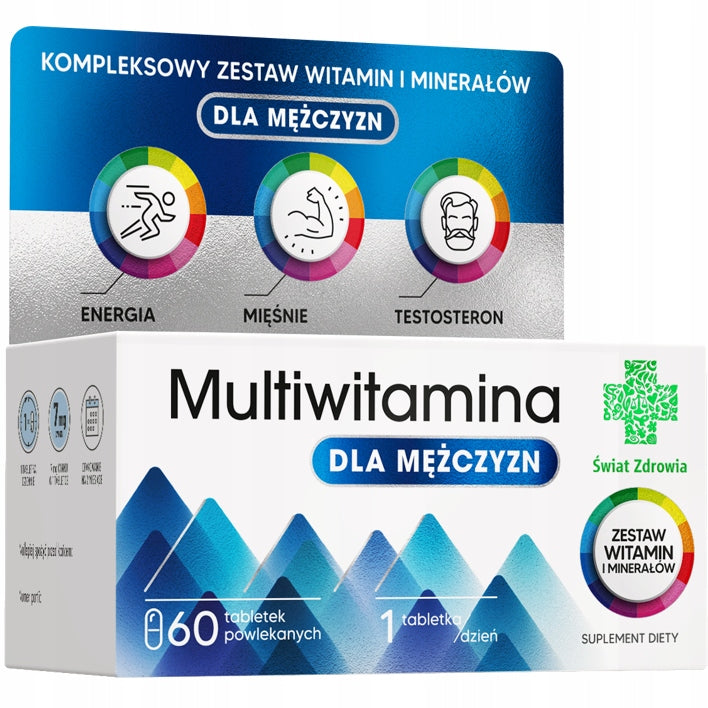 MULTIVITAMIN FOR MEN 60 TABLETS 1 PER DAY