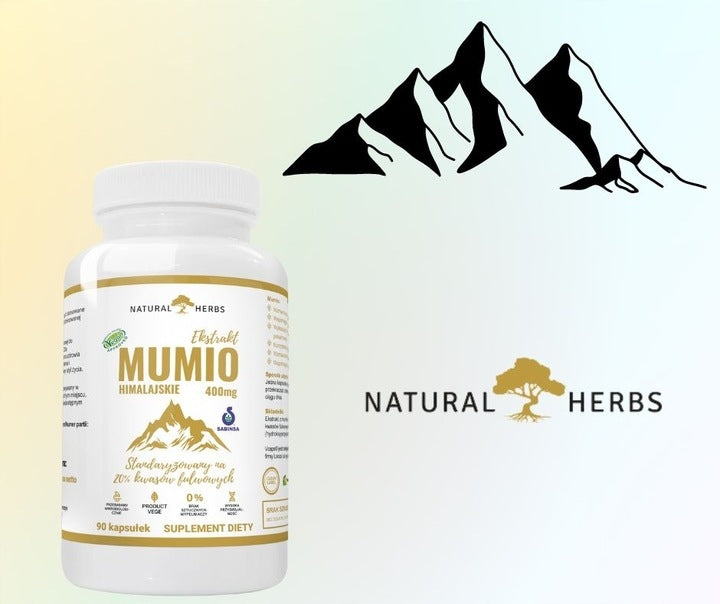 MUMIO HIMALAYAN EXTRACT 400mg Shilajit Alto Pharma 90 vege kaps. Expiration date at least six months from the date of purchase