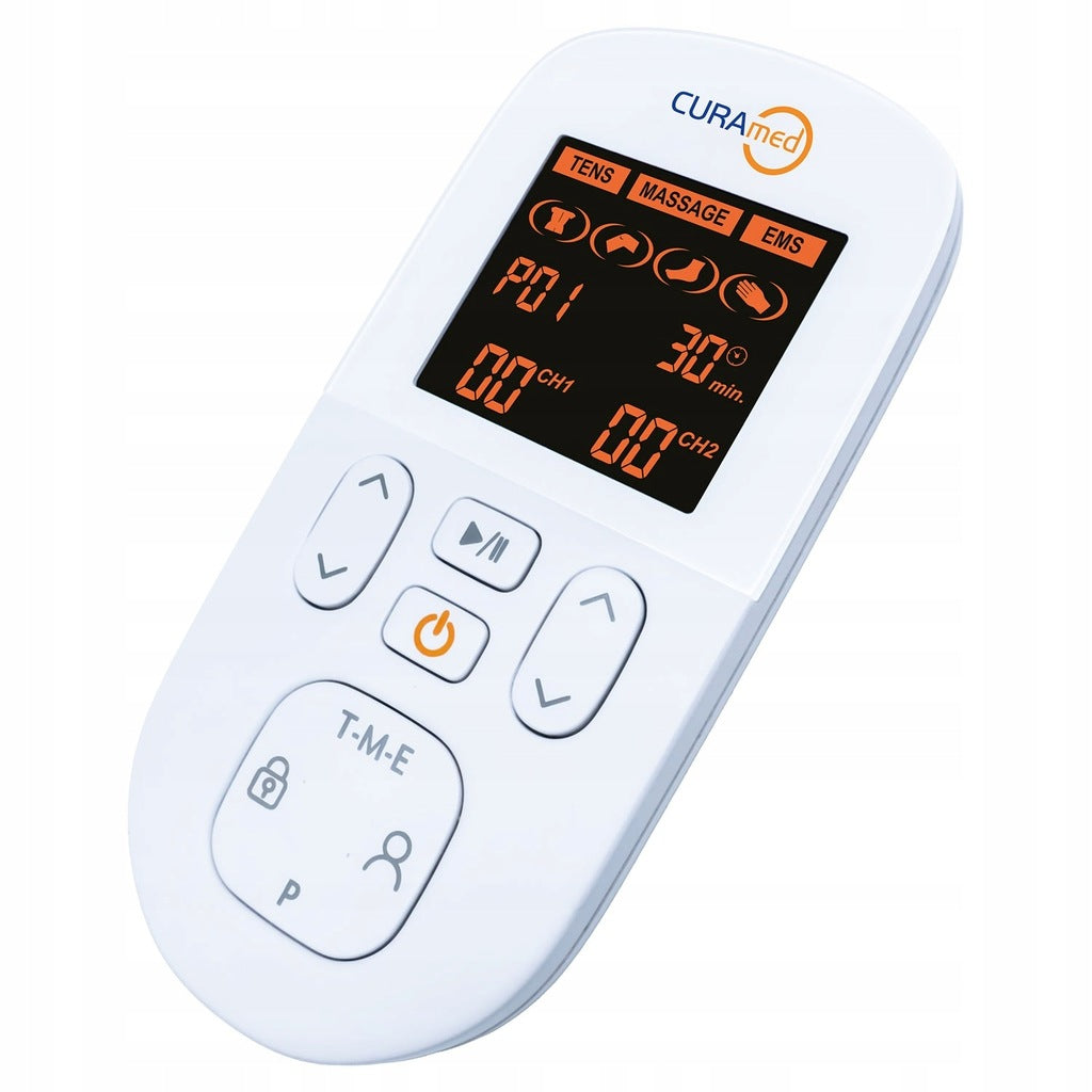 MUSCLE AND NERVE ELECTROSTIMULATOR CURAMED TENS-EMS massager Packaging status original