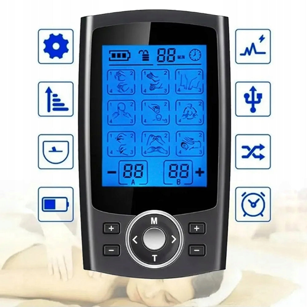 MUSCLE AND NERVE ELECTROSTIMULATOR MASSAGER TENS EMS STIMULATOR SET Brand no brand