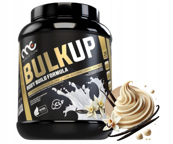 MUSCLE CLINIC BULK UP 2700g NUTRIENT FOR MASS Protein Carbohydrates Vanilla