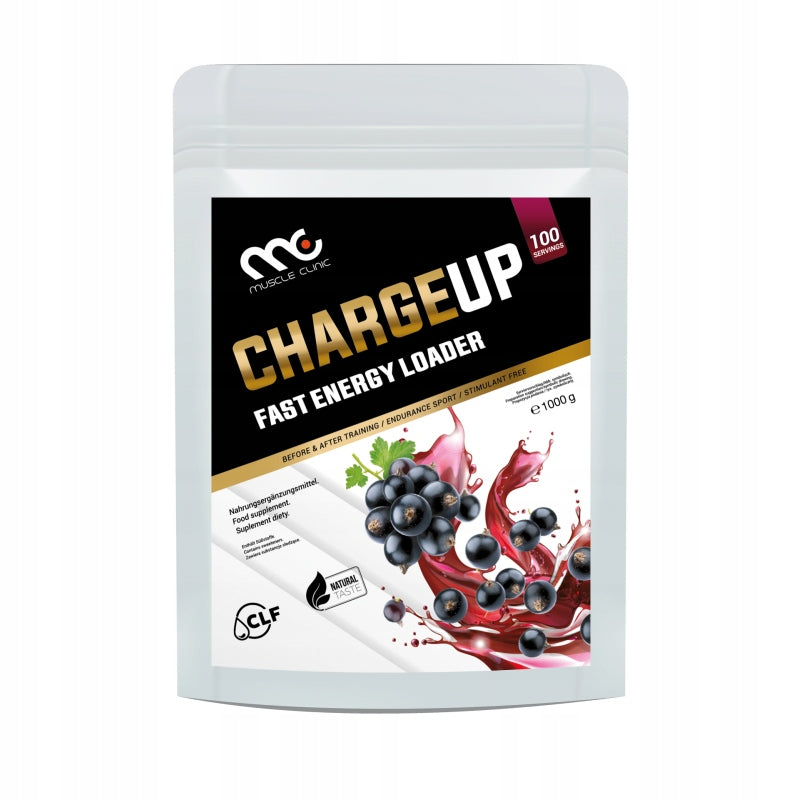 MUSCLE CLINIC CHARGE UP 1KG blackcurrant