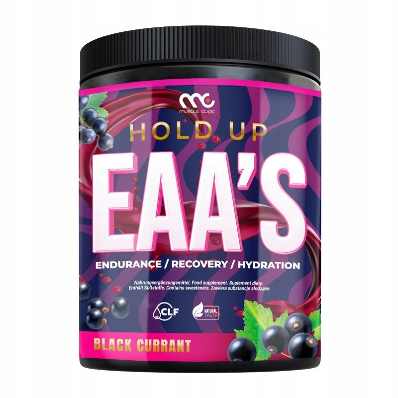 MUSCLE CLINIC EAA 400G AMINO ACIDS blackcurrant Expiration date at least 1 year from the date of purchase