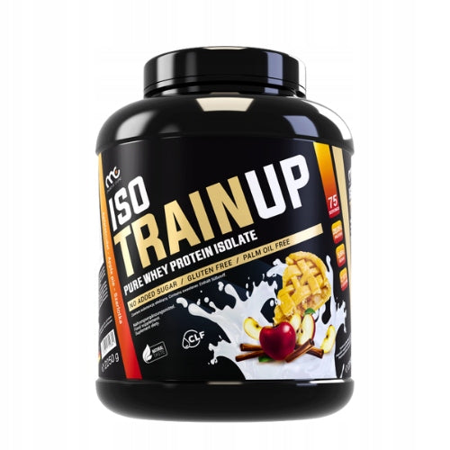 MUSCLE CLINIC ISO TRAIN UP 1800g PROTEIN ISOLATE - ZERO SUGAR - APPLE PIE Packaging status original