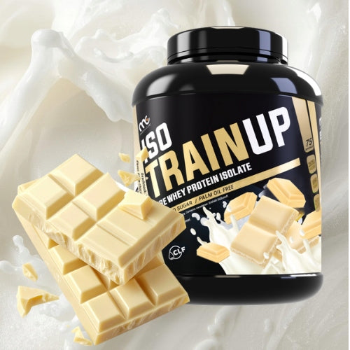 MUSCLE CLINIC ISO TRAIN UP 2250g PROTEIN ISOLATE - WHITE CHOCOLATE new Expiration date at least 1 year from the date of purchase