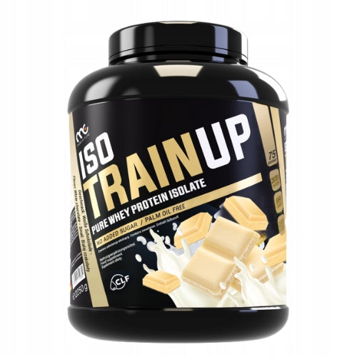 MUSCLE CLINIC ISO TRAIN UP 2250g PROTEIN ISOLATE - WHITE CHOCOLATE new Packaging status original
