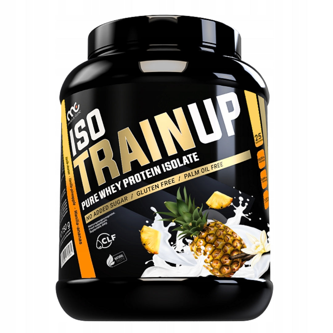MUSCLE CLINIC ISO TRAIN UP 750 g PROTEIN ISOLATE - VANILLA PINEAPPLE EAN (GTIN) 4260349711586