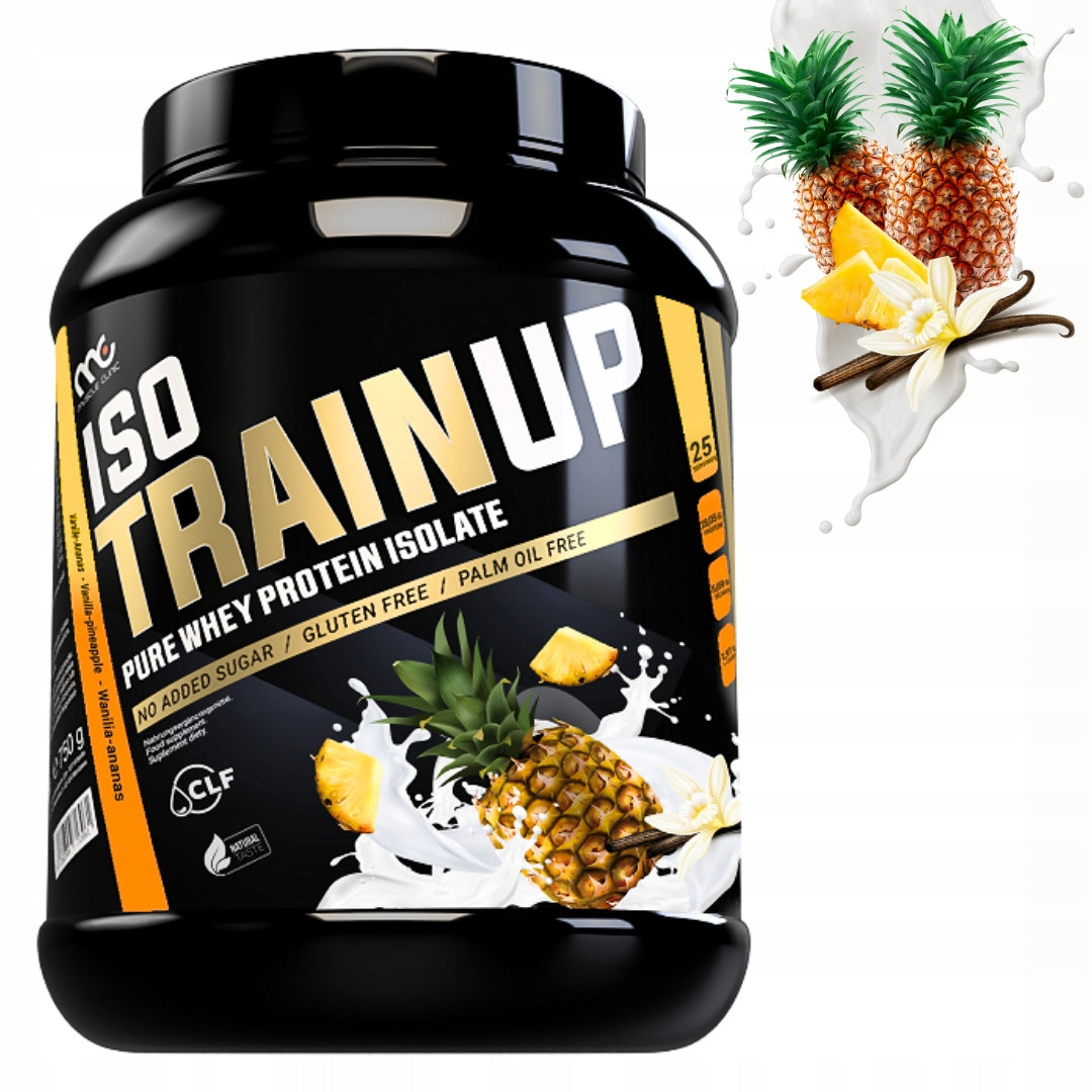 MUSCLE CLINIC ISO TRAIN UP 750 g PROTEIN ISOLATE - VANILLA PINEAPPLE