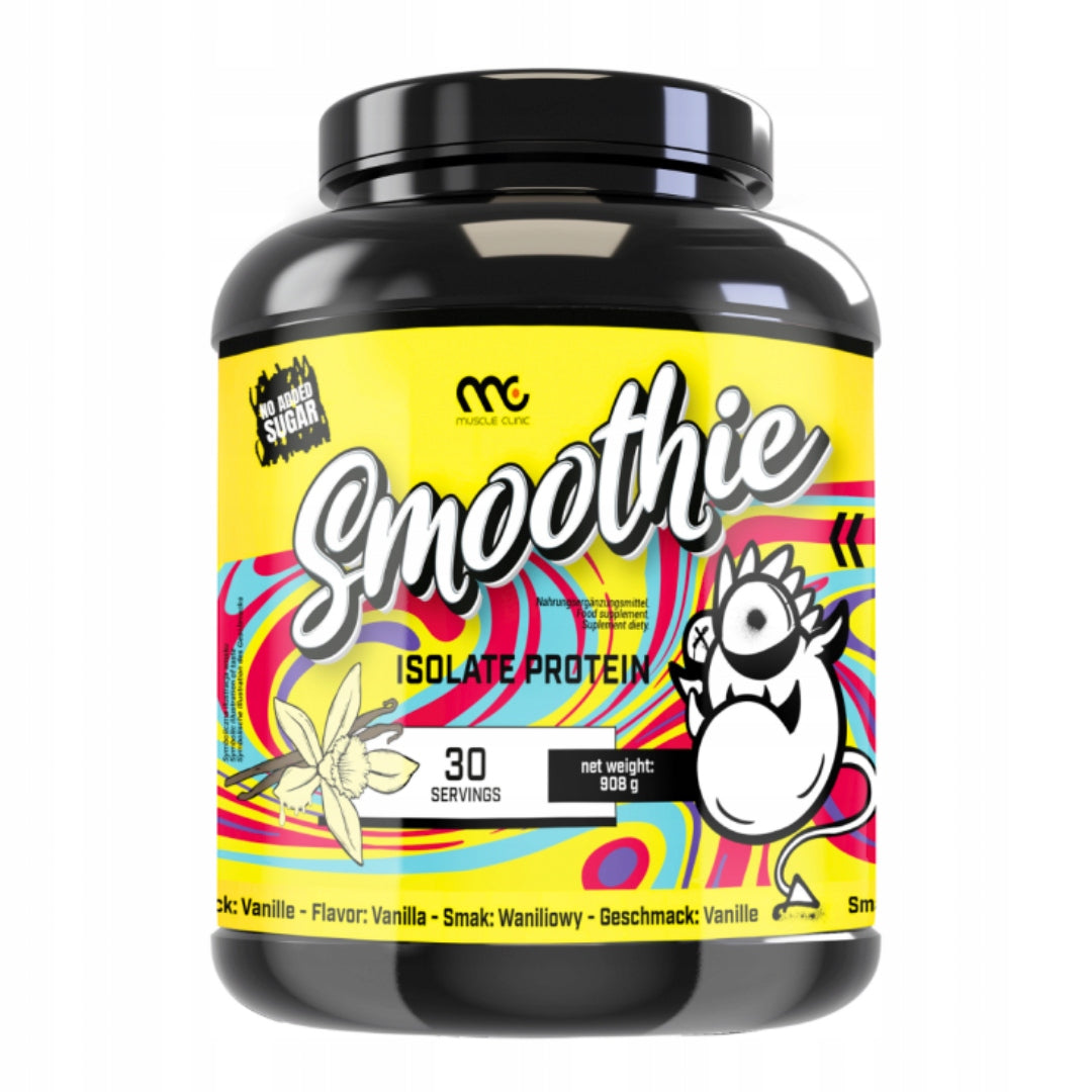 MUSCLE CLINIC SMOOTHIE ISOLATE PROTEIN 908g ISOLATE - VANILLA Expiration date at least 1 year from the date of purchase