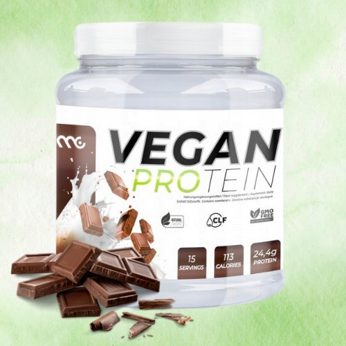 MUSCLE CLINIC VEGAN PROTEIN 450 g VEGETABLE PROTEIN - CHOCOLATE Manufacturer code 4260349715935