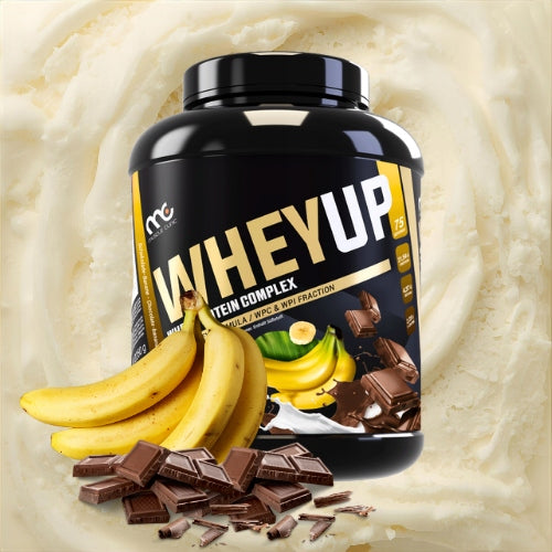 MUSCLE CLINIC WHEY UP 1800g PROTEIN CONDITIONER CONCENTRATE - CHOCOLATE BANANA Brand Muscle Clinic