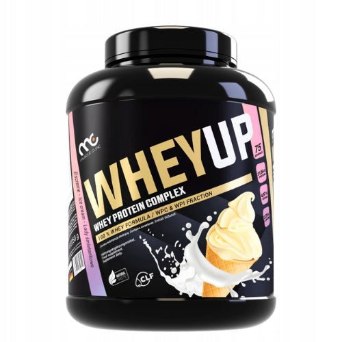 MUSCLE CLINIC WHEY UP 1800g PROTEIN CONDITIONER CONCENTRATE - CREAM ICE CREAM EAN (GTIN) 4260349715782