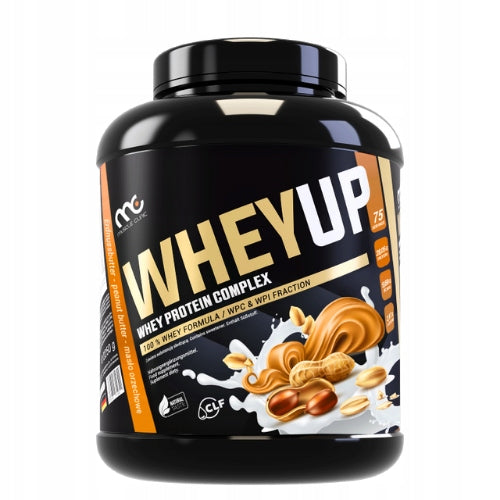 MUSCLE CLINIC WHEY UP 2250g PROTEIN CONDITIONER CONCENTRATE - PEANUT BUTTER Packaging status original