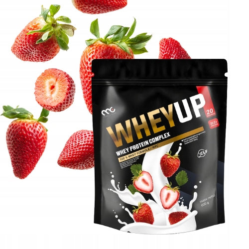 MUSCLE CLINIC WHEY UP 600g PROTEIN SUPPLEMENT CONCENTRATE- STRAWBERRY Expiration date at least 1 year from the date of purchase