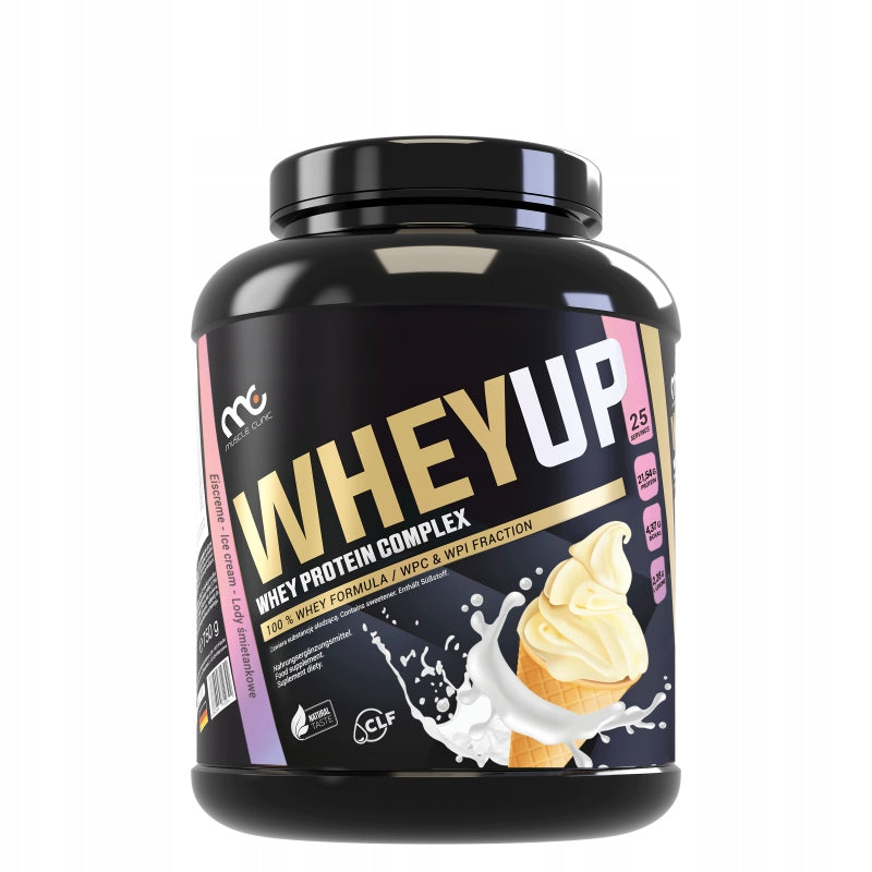 MUSCLE CLINIC WHEY UP 750G cream ice cream