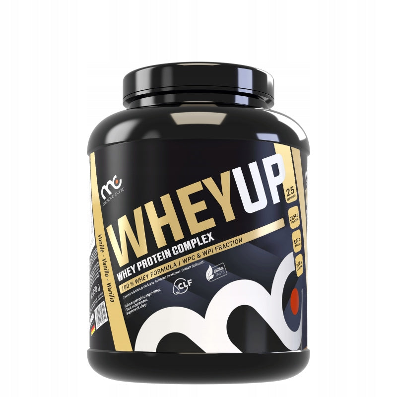 MUSCLE CLINIC WHEY UP 750G white chocolate - raspberry