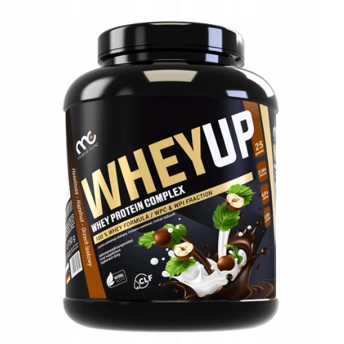 MUSCLE CLINIC WHEY UP 750g PROTEIN CONDITIONER CONCENTRATE - HAZELNUTS Expiration date at least 1 year from the date of purchase
