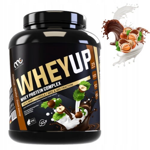 MUSCLE CLINIC WHEY UP 750g PROTEIN CONDITIONER CONCENTRATE - HAZELNUTS