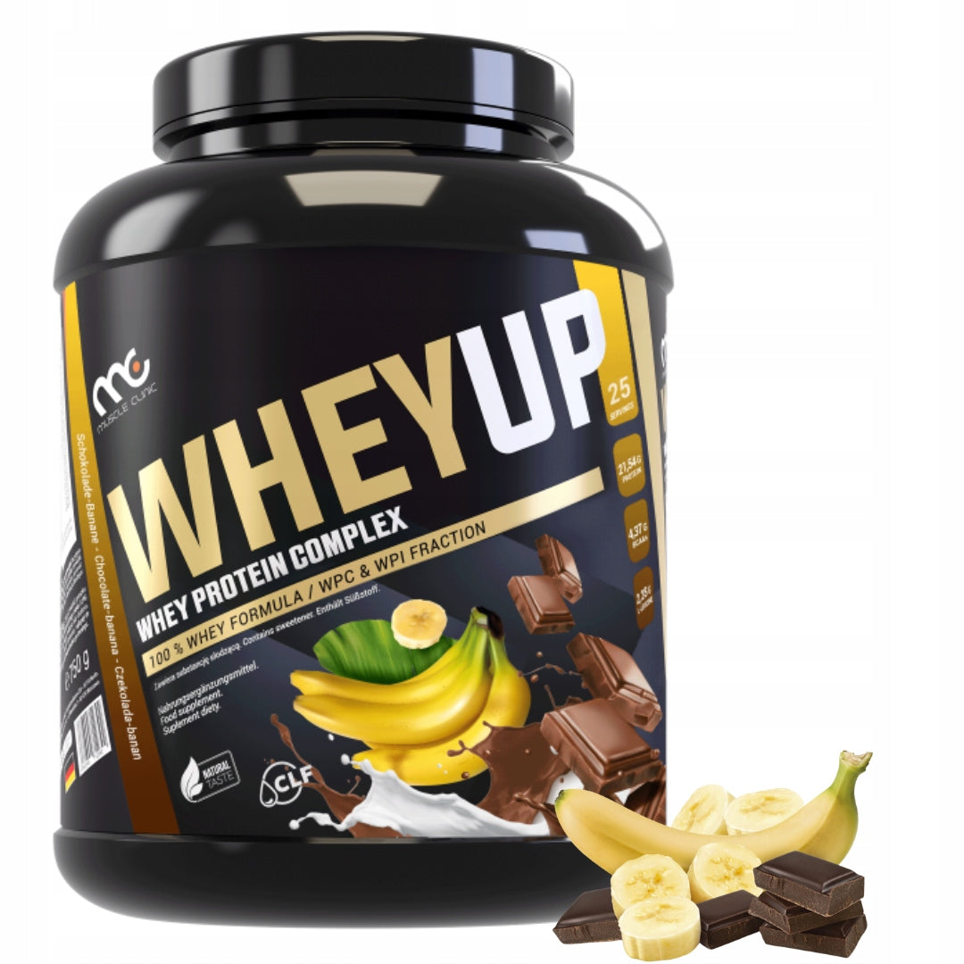 MUSCLE CLINIC WheyUp Protein Conditioner Concentrate 750 G Chocolate Banana