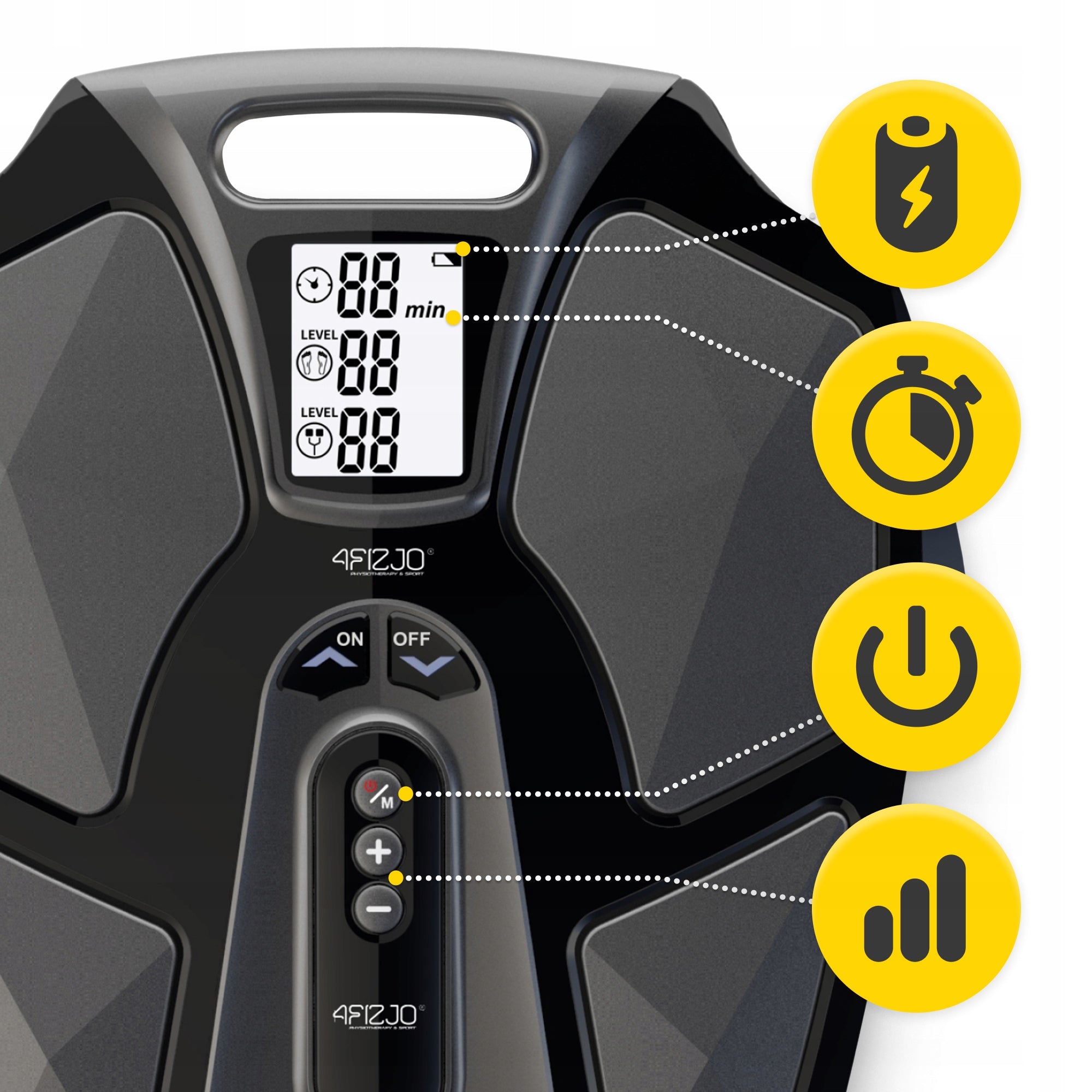 MUSCLE ELECTROSTIMULATOR MAT FOOT MASSAGER TENS EMS 2in1 FOR ACUPRESSURE PILOT Packaging status original