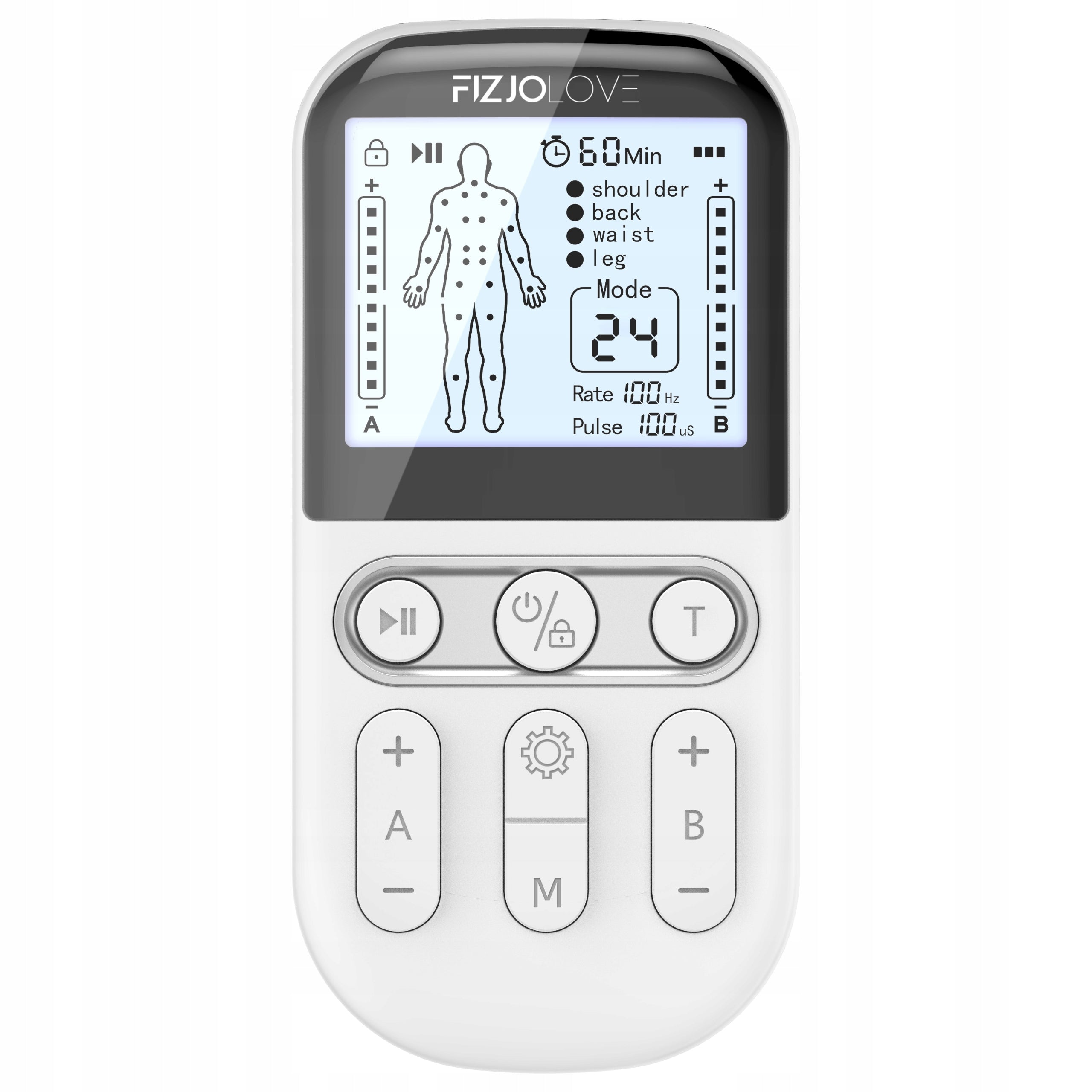 MUSCLE ELECTROSTIMULATOR TENS EMS MASSAGE STIMULATION ELECTROTHERAPY FIZJOLOVE Brand FIZJOLOVE