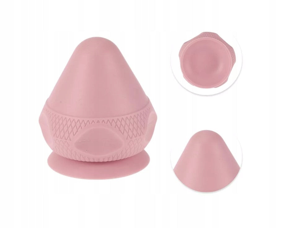 MUSCLE MASSAGE CONE BALL WITH SUCTION CUP PINK PROIRON RELIEF RELAXATION Packaging status original