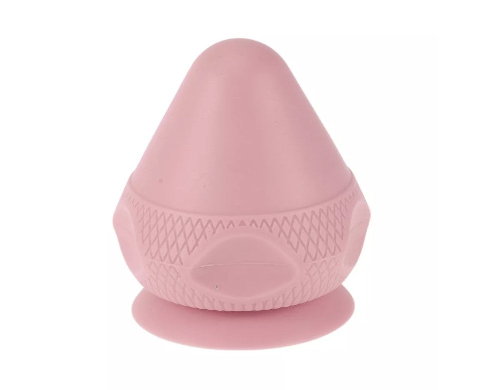 MUSCLE MASSAGE CONE BALL WITH SUCTION CUP PINK PROIRON RELIEF RELAXATION