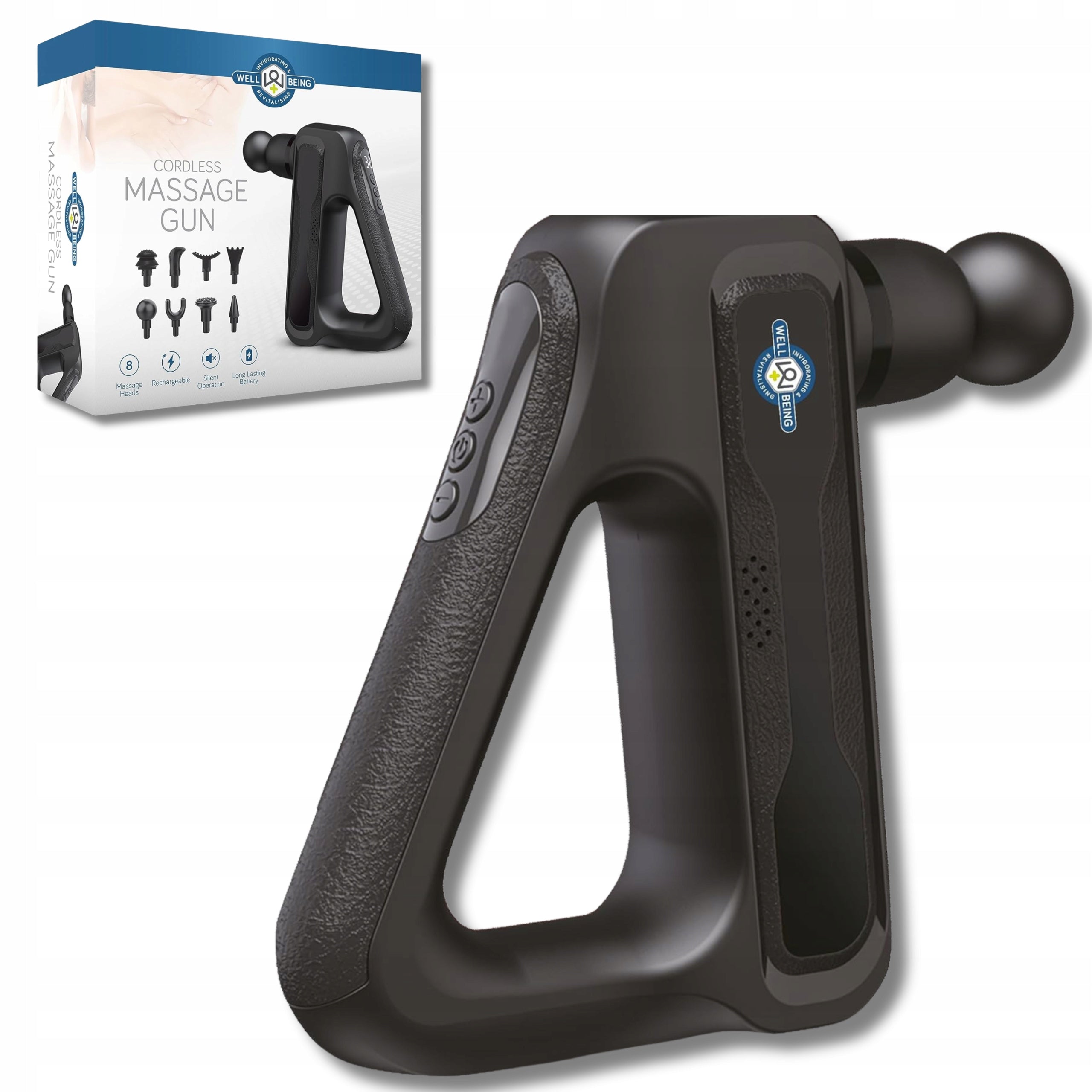 MUSCLE MASSAGE GUN USB GUN 8 TIPS massage muscle regeneration