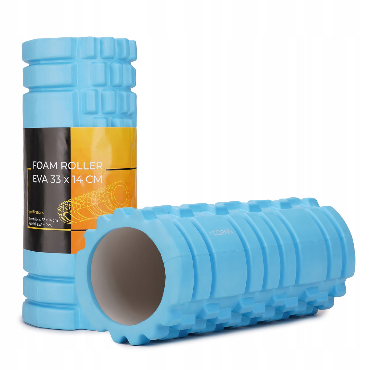 MUSCLE MASSAGE ROLLER CORNIX 33 CM ROLLER HARD MASSAGER FOR REGENERATION Brand Cornix